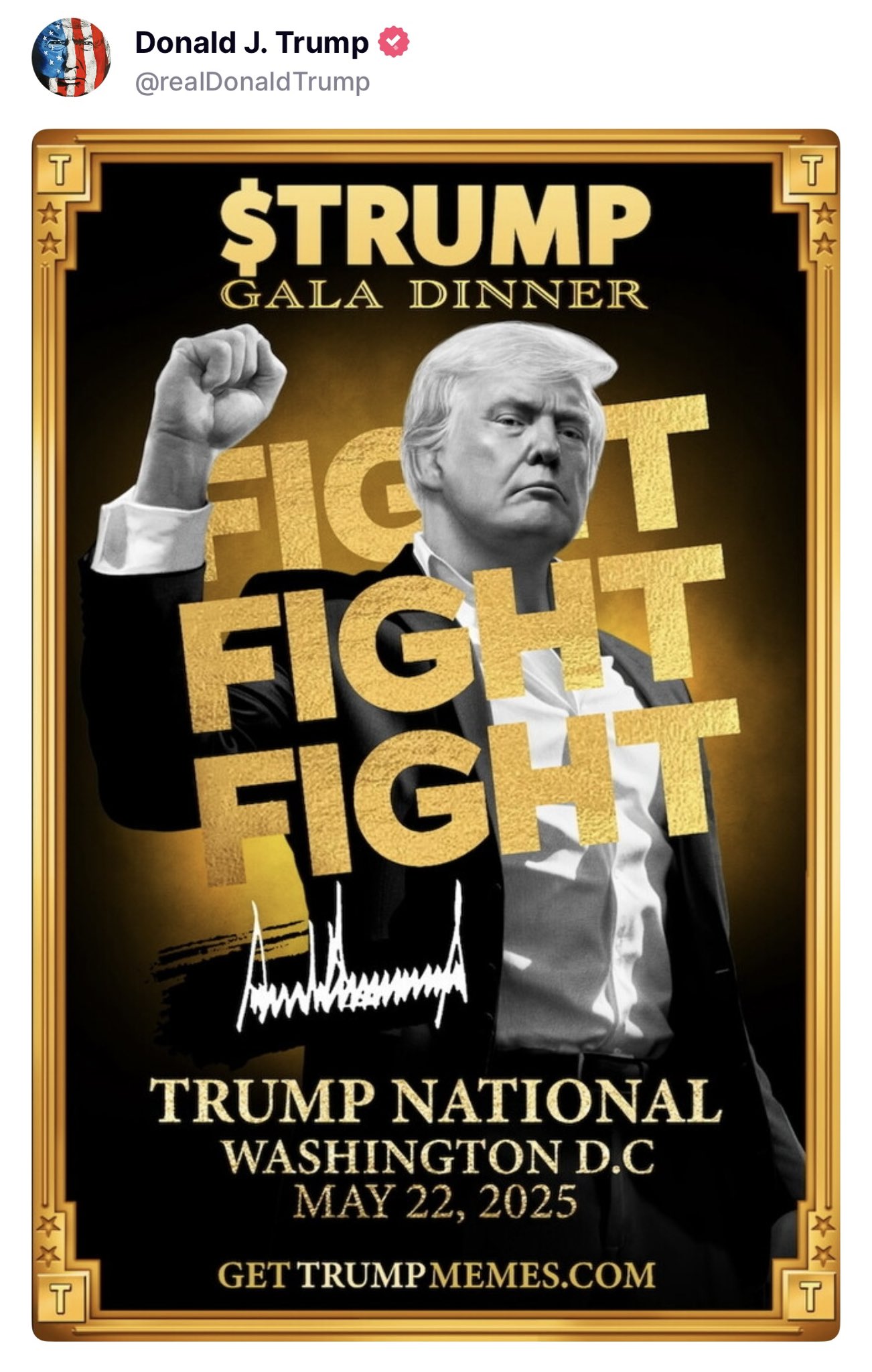 Fight themed poster